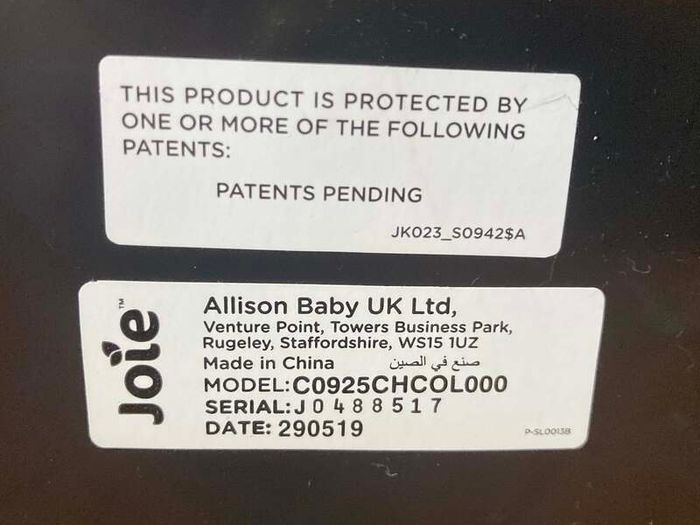 Joie Baby Car Seat | Excellent Condition