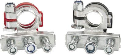 2V 3-way Leisure Battery Terminals Connectors Clamps Car Van Caravan Motorhome
