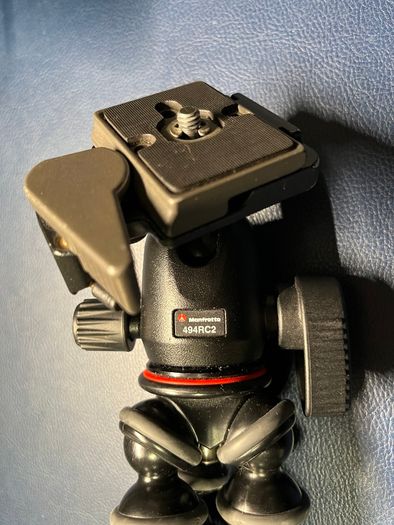 Joby GorillaPod 5K + Manfrotto ball head quick release