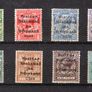 1922 Ireland Overprint issue Dollard Set in Black Ink Mounted Mint Image 2