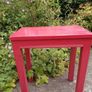 SALE FOR CHARITY Shabby Chic Solid Wood Side Table Image 2