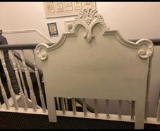 Carved headboard