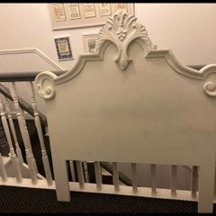 Carved headboard