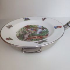 Vintage baby warming plate