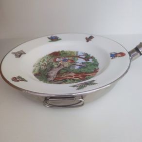 Vintage baby warming plate