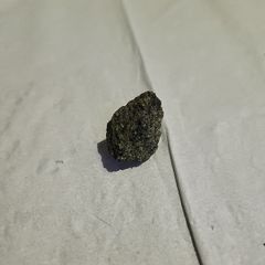 Olivine crystal rock