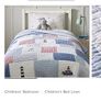 The White Company nautical theme Anglesey quilt and cushion Image 10