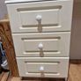 White Dressing Table with 6 Drawers Image 3