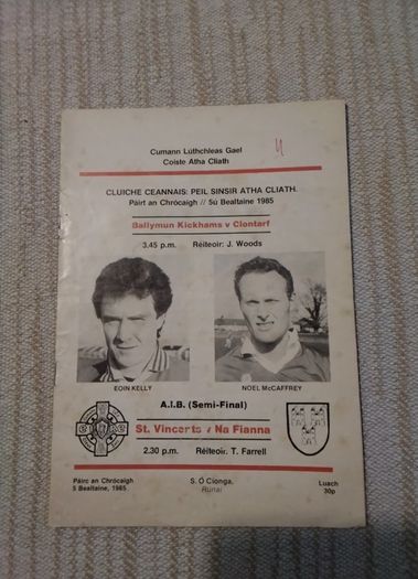 Dublin   Gaa Programme