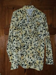 Ladies Avalon Yellow and Black Shirt