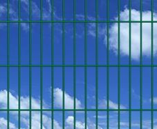 2D Garden Fence Panels 2.008x2.23 m 24 m (Total Length) Green