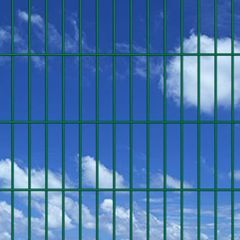 2D Garden Fence Panels 2.008x2.23 m 24 m (Total Length) Green