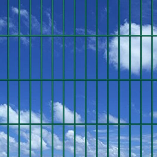 2D Garden Fence Panels 2.008x1.63 m 8 m (Total Length) Green