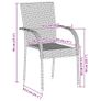 4 Stackable Outdoor Chairs Image 5