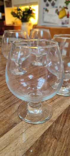 6 Brandy Glasses