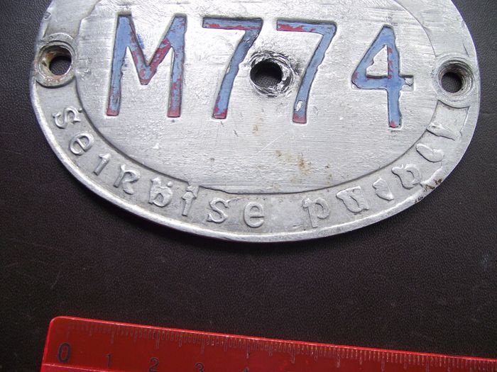 Irish vintage taxi/hackney badge
