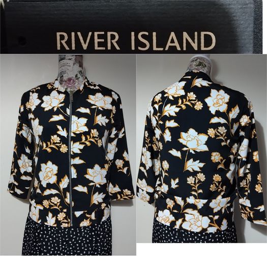 River Island Floral print Jacket, New With Tags