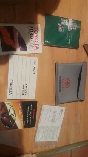 Toyota Corolla E11 Owner's Manual Handbooks & Wallet