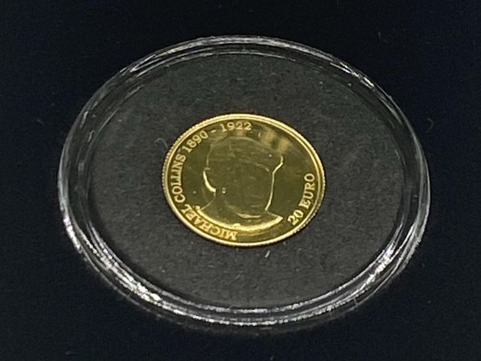 RARE Ireland Double Set Gold & Silver Proof Coin Set 2012. Michael Collins. 90th. Anniversary