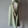 Remplie khaki sleeveless blouse, Size 1X / 20 Image 3