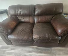 leather sofa two seater