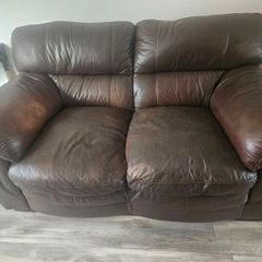 leather sofa two seater
