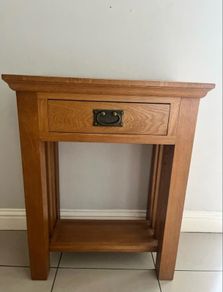 Solid pine side table