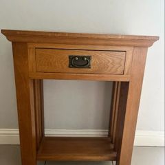 Solid pine side table