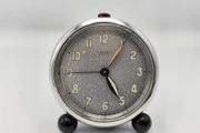 Vintage 1940s L.Ruckli Luzern Swiss made Alarm Clock WW2 Era