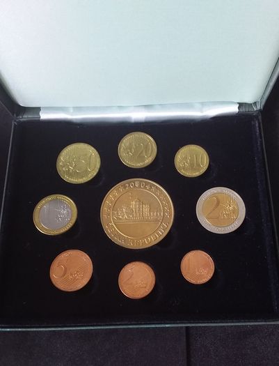Rare 2004 Czech Republic Euro Pattern Set , ( Limited Edition of 3,000 )