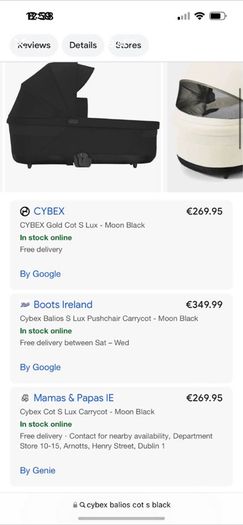 Pram parts