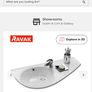 Glass Wall Hung Basin/Sink Image 3