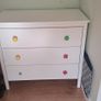 White Ikea chest of drawers Image 2