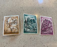San Marino 1963 Stamps Set of 3