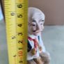 Vintage  Porcelain Old Man Smoking Pipe Cane Figurine Home Decor Collectible Image 6
