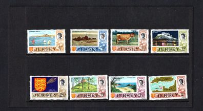 1970 Jersey Definitive Issue of Medium Value Decimal Stamps Presentation Pack
