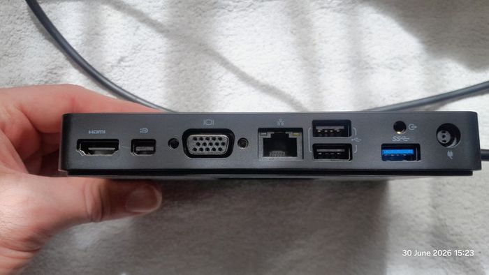 Dell WD15 K17A001 USB-C Docking Station Monitor Dock 4K with 130W Adapter Power Supply PSU