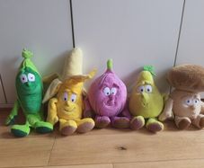 Happy Fruit & Veggies Soft toys pack