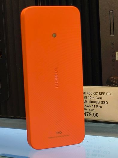 Nokia 215 4G TA-1613 Dual SIM Phone SimFree Unlocked, 2.4-Inch Size, Peach/ Used