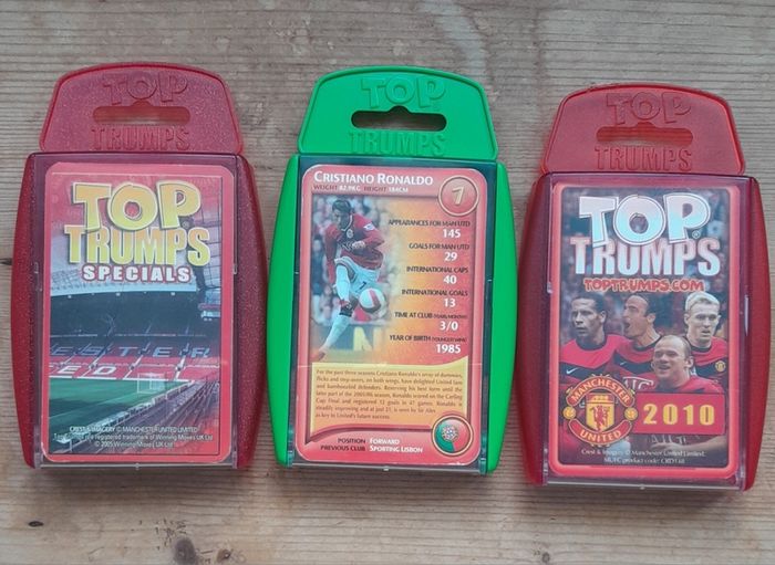 3 Manchester United Top Trumps