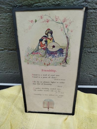 Framed Friendship poem