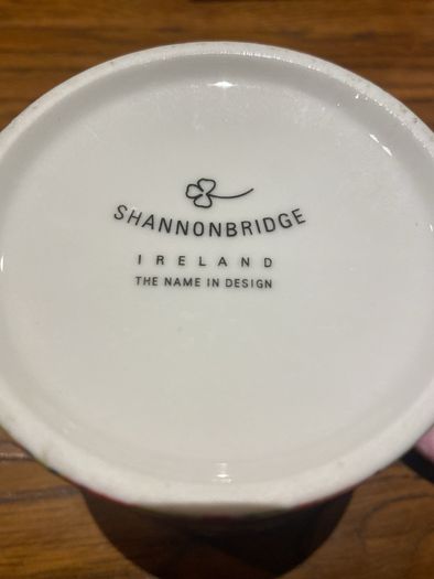 Shannon bridge  lidded sugar pot
