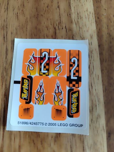 Lego Racers Vintage Flame Glider 8641 F6 Truck 8656 from 2005