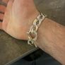 35g Sterling silver curb link bracelet Image 2