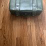 Vintage 70's Green Faux leather Suitcase VGC Image 4
