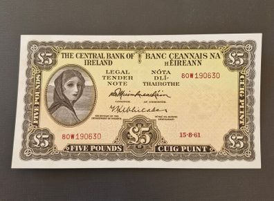 1961 Lady Lavery 5 Pound Note