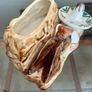 Jersey Pottery Vintage Retro Hand Painted Pedro Planter 1960s Kitsch Image 5