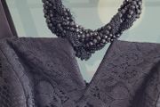 NEW LOOK black layered lace dress Sz 14UK - Bnwt Rrp 49.99