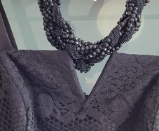 NEW LOOK black layered lace dress Sz 14UK - Bnwt Rrp 49.99