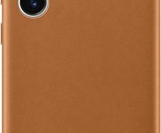 Genuine / Official Samsung Galaxy S23 Ultra Leather Case / Cover - Camel (Brown)